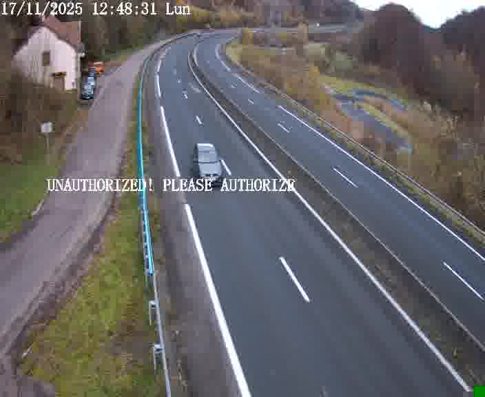 <h2>Webcam sur la D910 située dans la Côte des 4 vents. Vue orientée vers le bas, vers Saint-Avold.</h2>