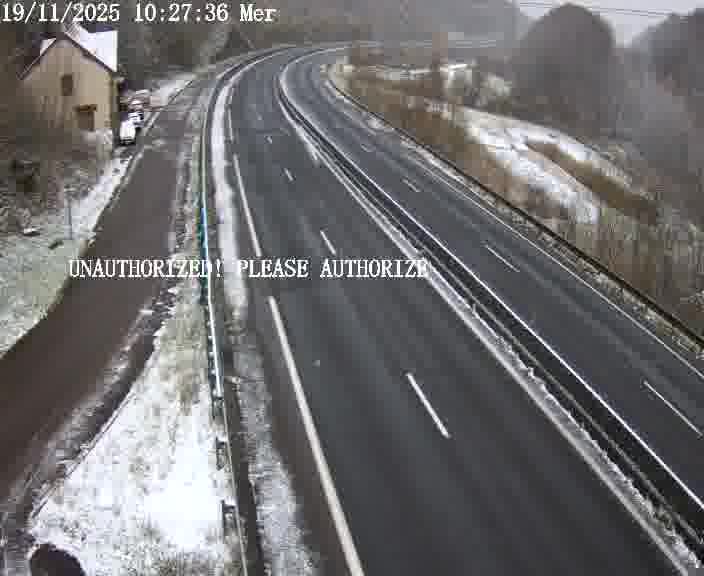 <h2>Webcam sur la D910 située dans la Côte des 4 vents. Vue orientée vers le bas, vers Saint-Avold.</h2>