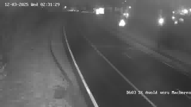 <h2>Webcam sur la D603 située à proximité de Saint-Avold. Vue orientée vers Macheren.</h2>