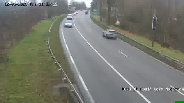 <h2>Webcam sur la D603 située à proximité de Saint-Avold. Vue orientée vers Macheren.</h2>