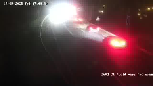 <h2>Webcam sur la D603 située à proximité de Saint-Avold. Vue orientée vers Macheren.</h2>