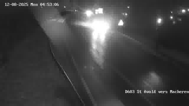<h2>Webcam sur la D603 située à proximité de Saint-Avold. Vue orientée vers Macheren.</h2>