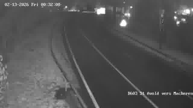 <h2>Webcam sur la D603 située à proximité de Saint-Avold. Vue orientée vers Macheren.</h2>