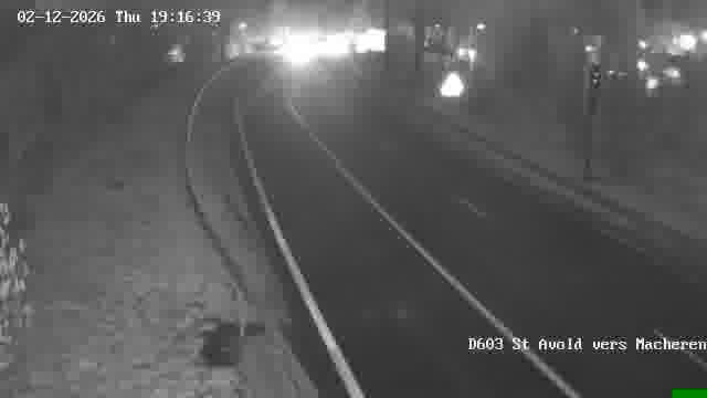 <h2>Webcam sur la D603 située à proximité de Saint-Avold. Vue orientée vers Macheren.</h2>