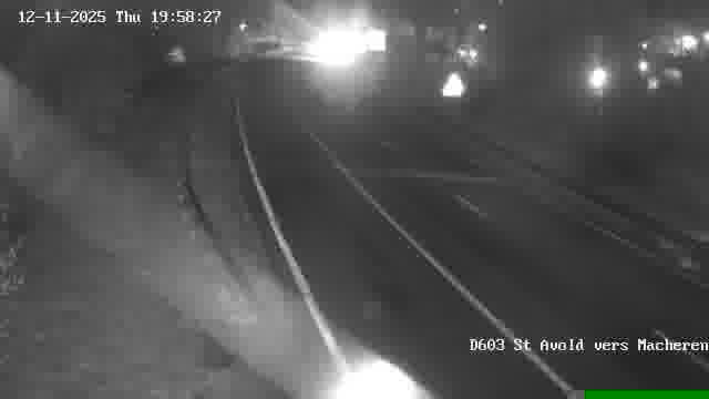 <h2>Webcam sur la D603 située à proximité de Saint-Avold. Vue orientée vers Macheren.</h2>