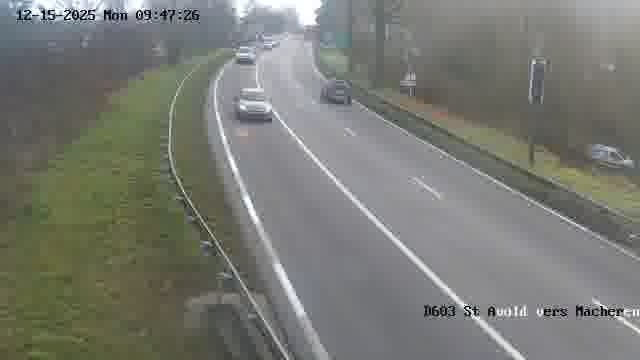 <h2>Webcam sur la D603 située à proximité de Saint-Avold. Vue orientée vers Macheren.</h2>