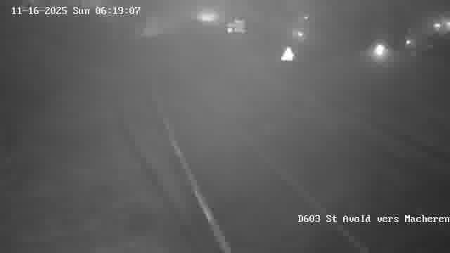 <h2>Webcam sur la D603 située à proximité de Saint-Avold. Vue orientée vers Macheren.</h2>