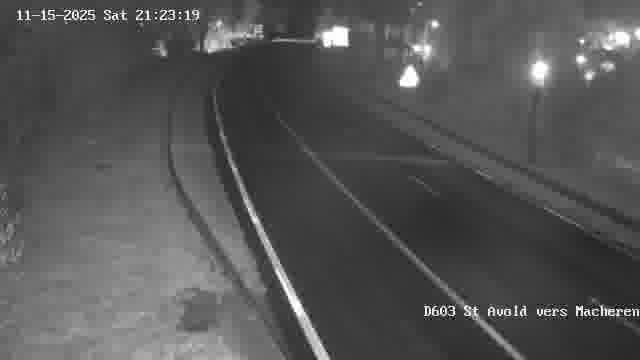 <h2>Webcam sur la D603 située à proximité de Saint-Avold. Vue orientée vers Macheren.</h2>