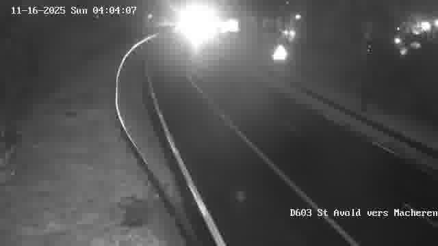 <h2>Webcam sur la D603 située à proximité de Saint-Avold. Vue orientée vers Macheren.</h2>