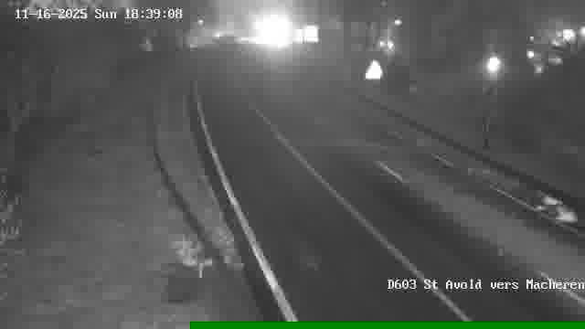 <h2>Webcam sur la D603 située à proximité de Saint-Avold. Vue orientée vers Macheren.</h2>