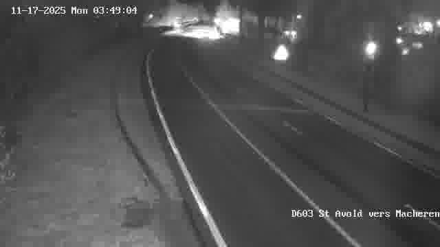 <h2>Webcam sur la D603 située à proximité de Saint-Avold. Vue orientée vers Macheren.</h2>