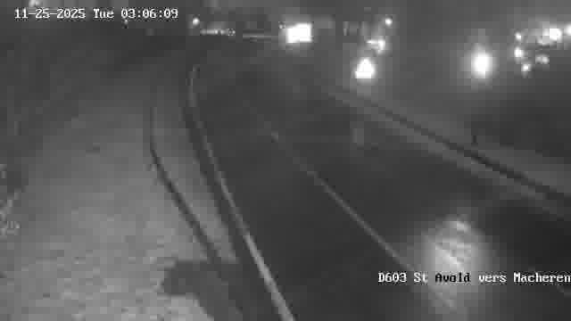 <h2>Webcam sur la D603 située à proximité de Saint-Avold. Vue orientée vers Macheren.</h2>