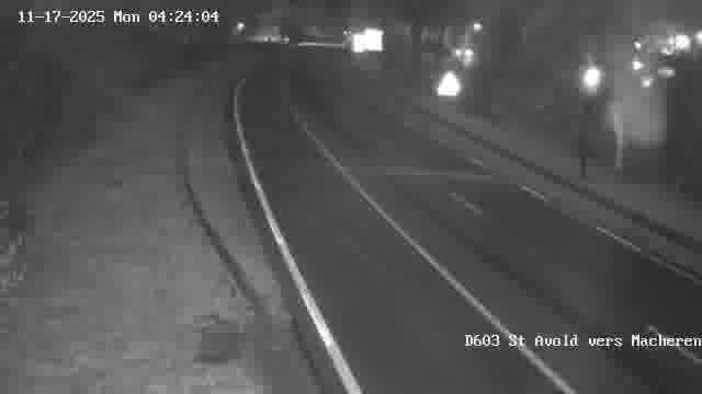<h2>Webcam sur la D603 située à proximité de Saint-Avold. Vue orientée vers Macheren.</h2>
