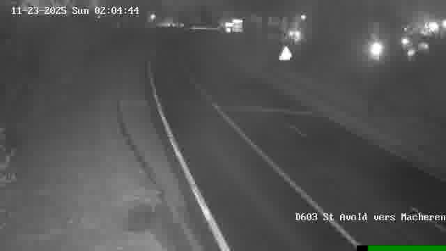 <h2>Webcam sur la D603 située à proximité de Saint-Avold. Vue orientée vers Macheren.</h2>