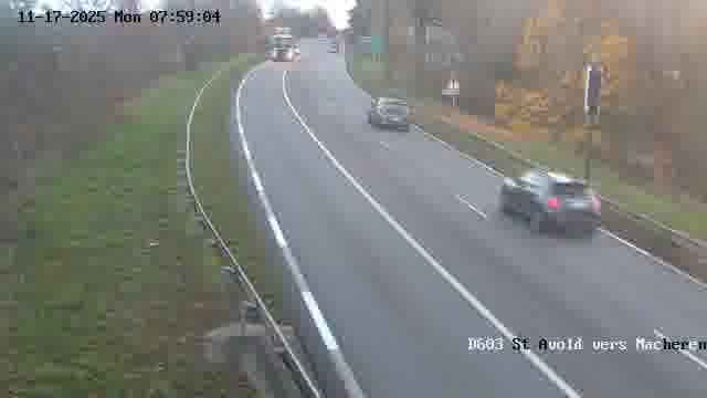 <h2>Webcam sur la D603 située à proximité de Saint-Avold. Vue orientée vers Macheren.</h2>