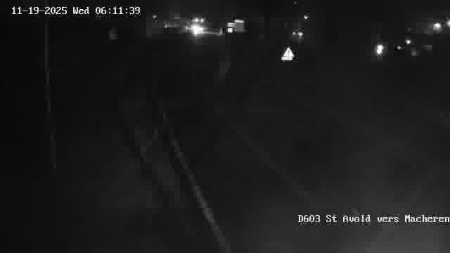 <h2>Webcam sur la D603 située à proximité de Saint-Avold. Vue orientée vers Macheren.</h2>