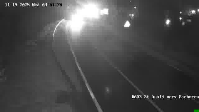 <h2>Webcam sur la D603 située à proximité de Saint-Avold. Vue orientée vers Macheren.</h2>