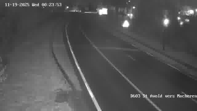<h2>Webcam sur la D603 située à proximité de Saint-Avold. Vue orientée vers Macheren.</h2>