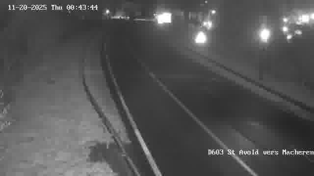 <h2>Webcam sur la D603 située à proximité de Saint-Avold. Vue orientée vers Macheren.</h2>