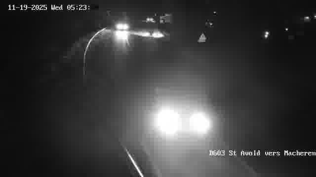 <h2>Webcam sur la D603 située à proximité de Saint-Avold. Vue orientée vers Macheren.</h2>