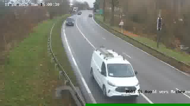 <h2>Webcam sur la D603 située à proximité de Saint-Avold. Vue orientée vers Macheren.</h2>