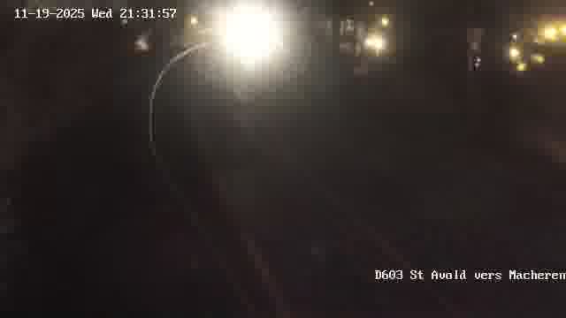<h2>Webcam sur la D603 située à proximité de Saint-Avold. Vue orientée vers Macheren.</h2>
