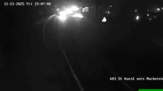 <h2>Webcam sur la D603 située à proximité de Saint-Avold. Vue orientée vers Macheren.</h2>