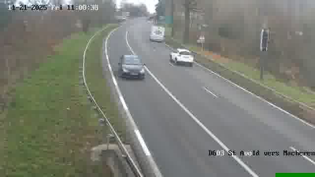 <h2>Webcam sur la D603 située à proximité de Saint-Avold. Vue orientée vers Macheren.</h2>