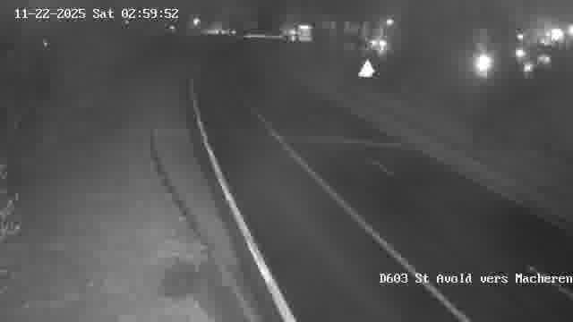 <h2>Webcam sur la D603 située à proximité de Saint-Avold. Vue orientée vers Macheren.</h2>
