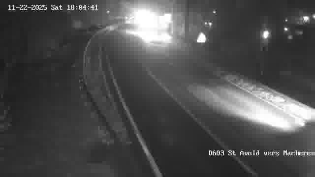 <h2>Webcam sur la D603 située à proximité de Saint-Avold. Vue orientée vers Macheren.</h2>