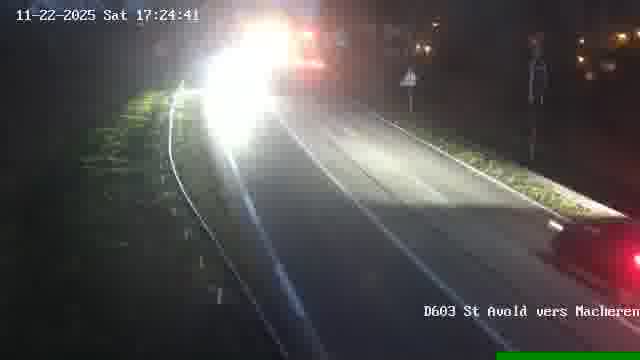 <h2>Webcam sur la D603 située à proximité de Saint-Avold. Vue orientée vers Macheren.</h2>