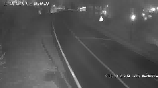 <h2>Webcam sur la D603 située à proximité de Saint-Avold. Vue orientée vers Macheren.</h2>