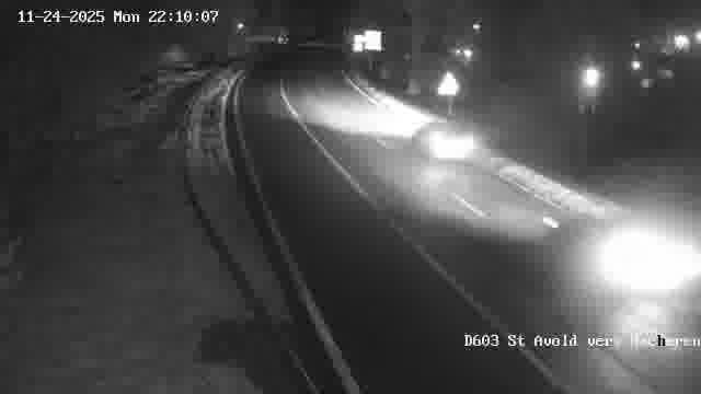 <h2>Webcam sur la D603 située à proximité de Saint-Avold. Vue orientée vers Macheren.</h2>