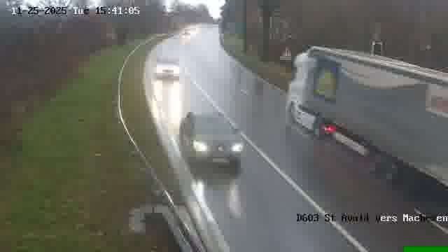 <h2>Webcam sur la D603 située à proximité de Saint-Avold. Vue orientée vers Macheren.</h2>