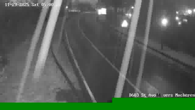 <h2>Webcam sur la D603 située à proximité de Saint-Avold. Vue orientée vers Macheren.</h2>