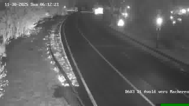 <h2>Webcam sur la D603 située à proximité de Saint-Avold. Vue orientée vers Macheren.</h2>