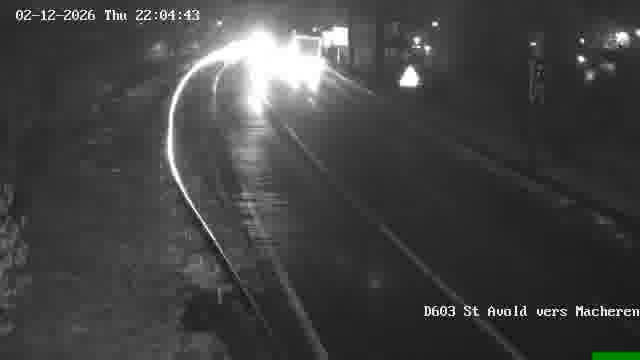<h2>Webcam sur la D603 située à proximité de Saint-Avold. Vue orientée vers Macheren.</h2>