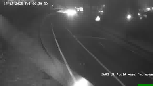 <h2>Webcam sur la D603 située à proximité de Saint-Avold. Vue orientée vers Macheren.</h2>