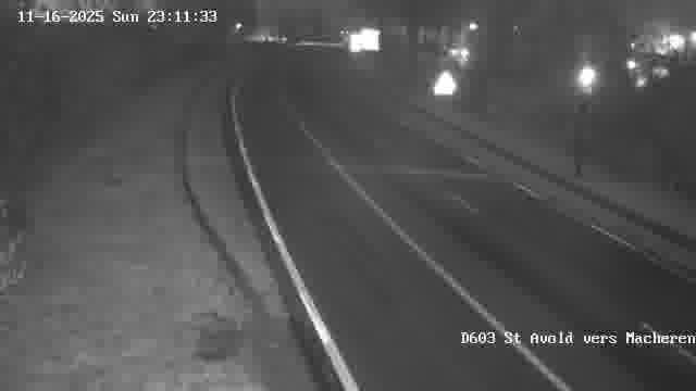 <h2>Webcam sur la D603 située à proximité de Saint-Avold. Vue orientée vers Macheren.</h2>