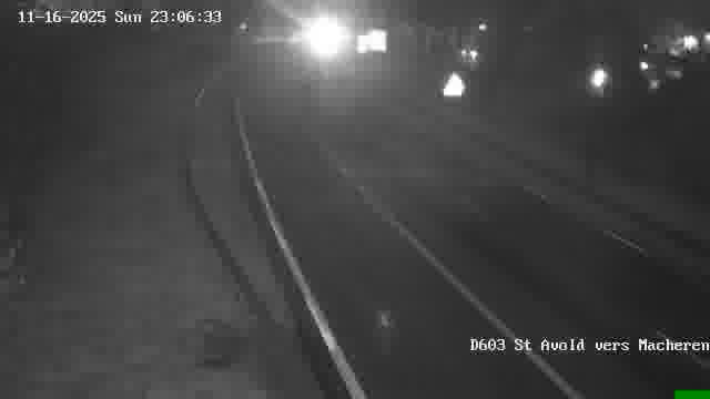 <h2>Webcam sur la D603 située à proximité de Saint-Avold. Vue orientée vers Macheren.</h2>