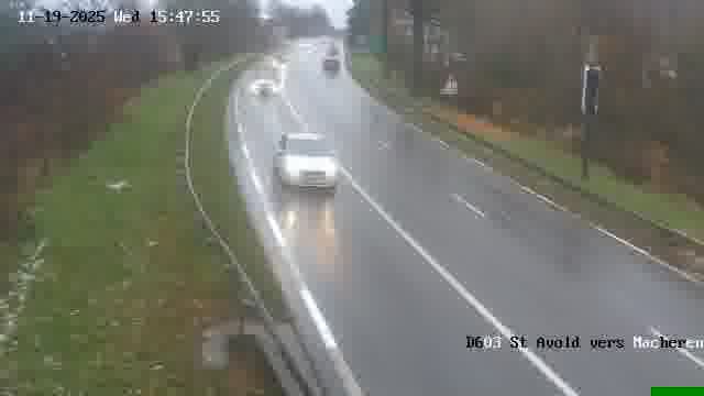 <h2>Webcam sur la D603 située à proximité de Saint-Avold. Vue orientée vers Macheren.</h2>