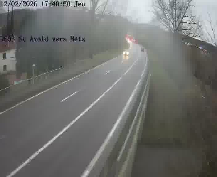 Clone of Webcam sur la D603 située à proximité de Saint-Avold. Vue orientée vers Metz