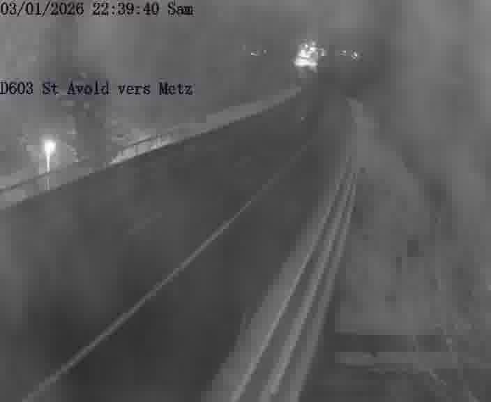 Clone of Webcam sur la D603 située à proximité de Saint-Avold. Vue orientée vers Metz