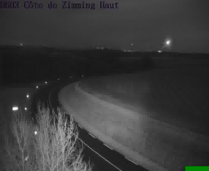 <h2>Webcam sur la D603 située en haut de la Côte de Zimming. Vue orientée vers Saint-Avold.</h2>