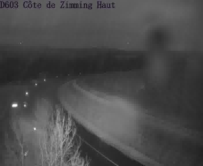 <h2>Webcam sur la D603 située en haut de la Côte de Zimming. Vue orientée vers Saint-Avold.</h2>