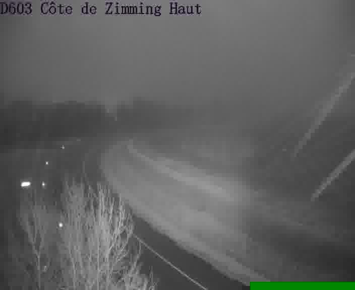 <h2>Webcam sur la D603 située en haut de la Côte de Zimming. Vue orientée vers Saint-Avold.</h2>