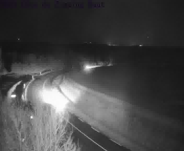 Webcam sur la D603 située en haut de la Côte de Zimming. Vue orientée vers Saint-Avold.