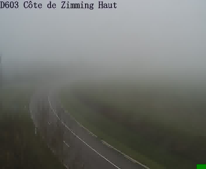 <h2>Webcam sur la D603 située en haut de la Côte de Zimming. Vue orientée vers Saint-Avold.</h2>