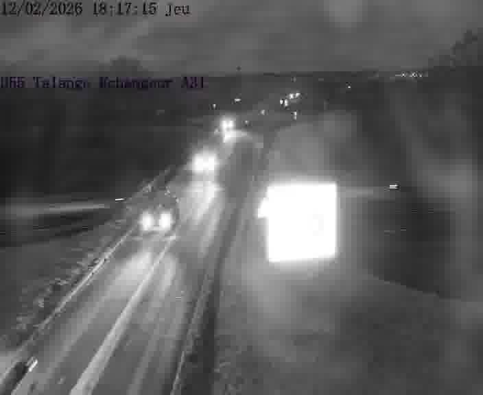 <h2>Webcam sur la D55 à Talange au niveau du pont surplombant l'A31 (sens droite-gauche vers Luxembourg). Vue orientée vers Ay-sur-Moselle.</h2>