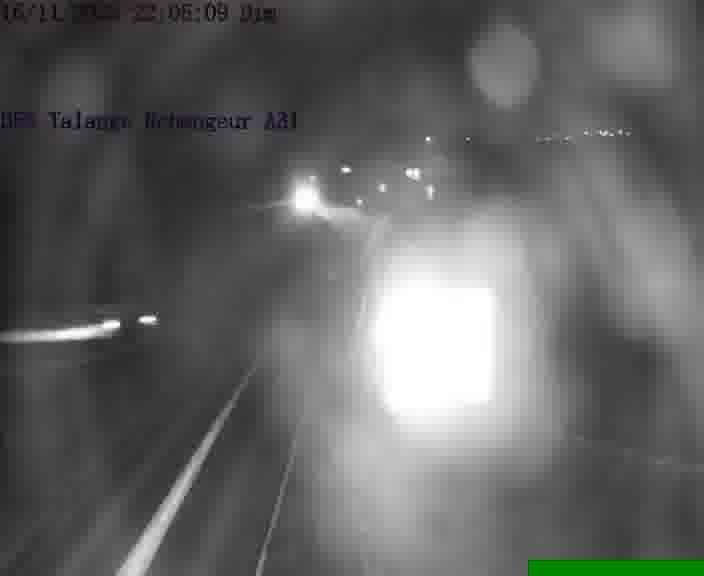 Webcam sur la D55 à Talange au niveau du pont surplombant l'A31 (sens droite-gauche vers Luxembourg). Vue orientée vers Ay-sur-Moselle.